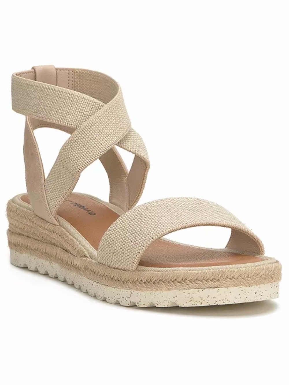 Women’s Beige Espadrille Wedge Sandal